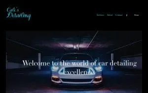 Cale's Detailing website