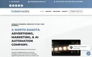 Indak Media website