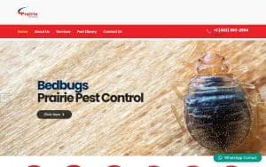 Prairie Pest Control of Wahpeton website
