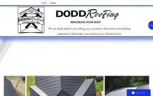 Dodd Roofing and Exteriors of West Fargo website
