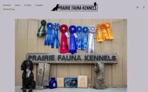 Prairie Fauna Kennels website