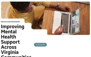 Nova Mental Health website