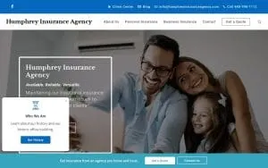 Humphrey Insurance Agency website