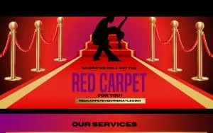 Red Carpet Event Rentals website