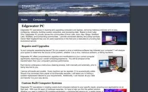 Edgewater PC website