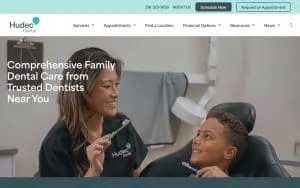 Hudec Dental of Barberton website