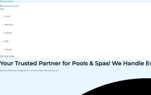 Austintown Pools and Spas website