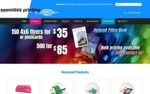 Seemless Printing website