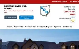 Compton Overhead Doors website