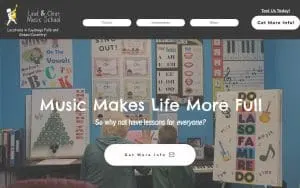 Loud & Clear Music School - Cuyahoga Falls website