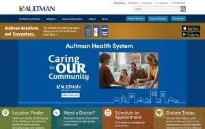 Dover Health Center of Aultman Orrville Hospital website