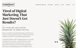 ForeFront Web website