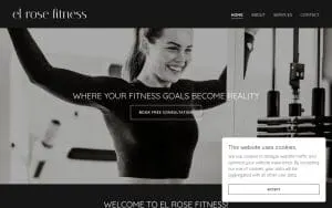 El Rose Fitness website