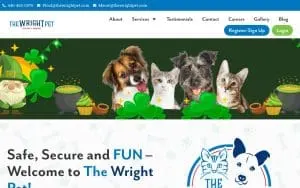 The Wright Pet Daycamp & Boarding website