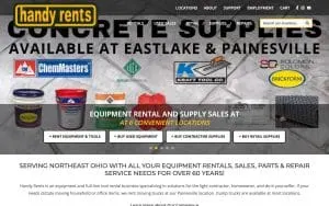 Handy Rents of Eastlake website