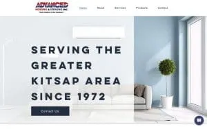 Advanced HVAC Solutions website