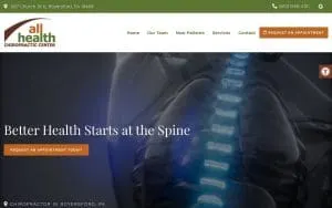 All Health Chiropractic of Euclid website