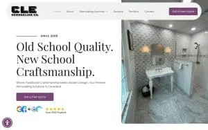 CLE Remodeling Co website