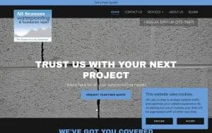 All Seasons Waterproofing & Foundation Repair, LLC of Hudson website
