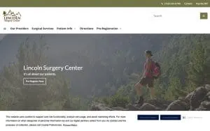 Lincoln Surgery Center website