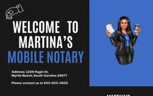 Martina's Mobile Notary website
