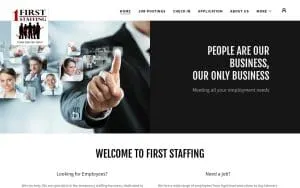 First Staffing of Conway website