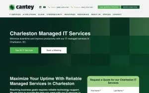 Cantey Tech Consulting - Charleston Managed IT Services Company website