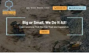 Southern Land Solutions website