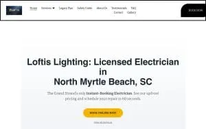 Loftis Lighting and Electrical LLC website