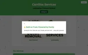 Carrillo´s Services website