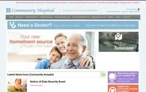 Community Hospital: Emergency Room website
