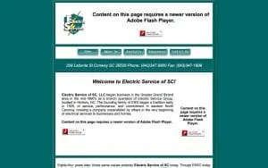 Electric Service of The Carolinas website