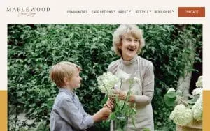 Maplewood Senior Living of Stamford website