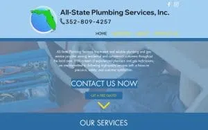 Allstate Plumbing Services Inc of Surfside Beach website
