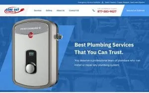 Same Day Plumbing of Myrtle Beach website