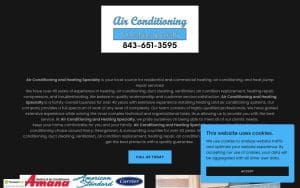 Air conditioning and heating Specialty