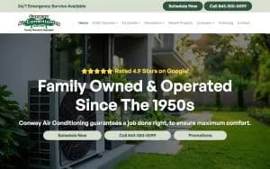 Conway Air Conditioning website