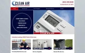 Clean Air Mechanical Heating And Air condition website