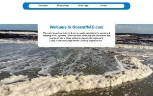 Ocean Side Heating & Air website