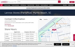 Lennox Stores (Parts Plus)