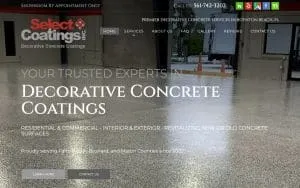 Select Coatings website