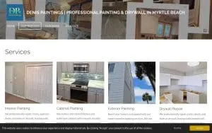 Denis Painting LLC website