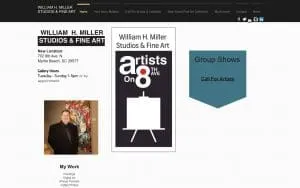 William H. Miller Studios & Fine Art website