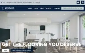 Carolina Luxury Flooring website