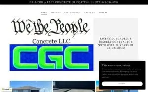 We The People Concrete, LLC website