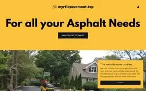 Myrtle Pavement Specialist website