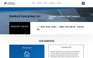Haddock Enterprises, Inc. website