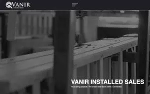 Vanir Installed Sales of Myrtle Beach website