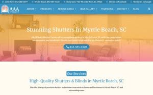AAA Blind & Shutter Factory Myrtle Beach LLC