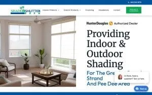 Shade and Shutter Expo website